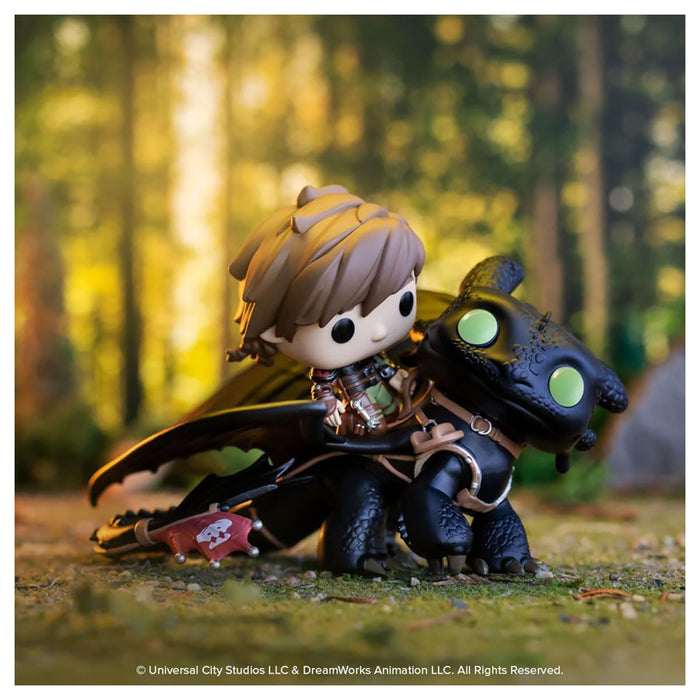 Funko Pop! Rides: How to Train Your Dragon 2: Hiccup with Toothless Deluxe Vinyl Figure #123 