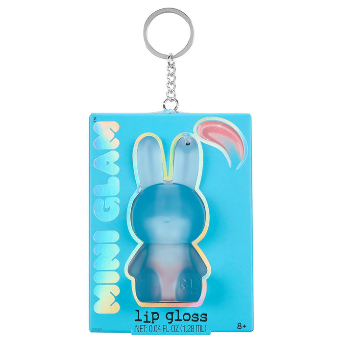 Mini Glam Bunny Lip Gloss Orange You Cute Keychain