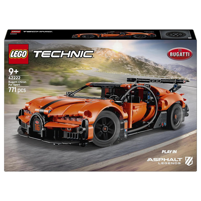 LEGO Technic Bugatti Chiron Pur Sport Hypercar Building Set