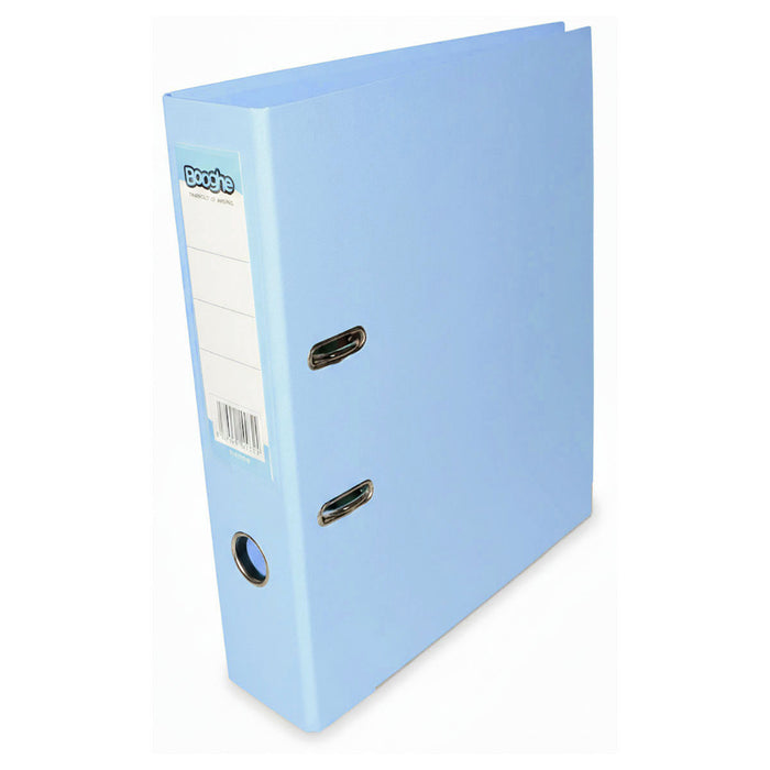 Lever Arch A4 Files Assorted (Sky Blue, Pink, Lavender, Aquamarine) 4 Pack 
