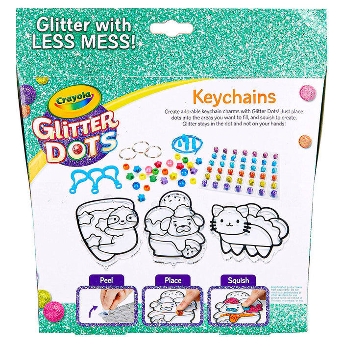 Crayola Glitter Dots Keychains