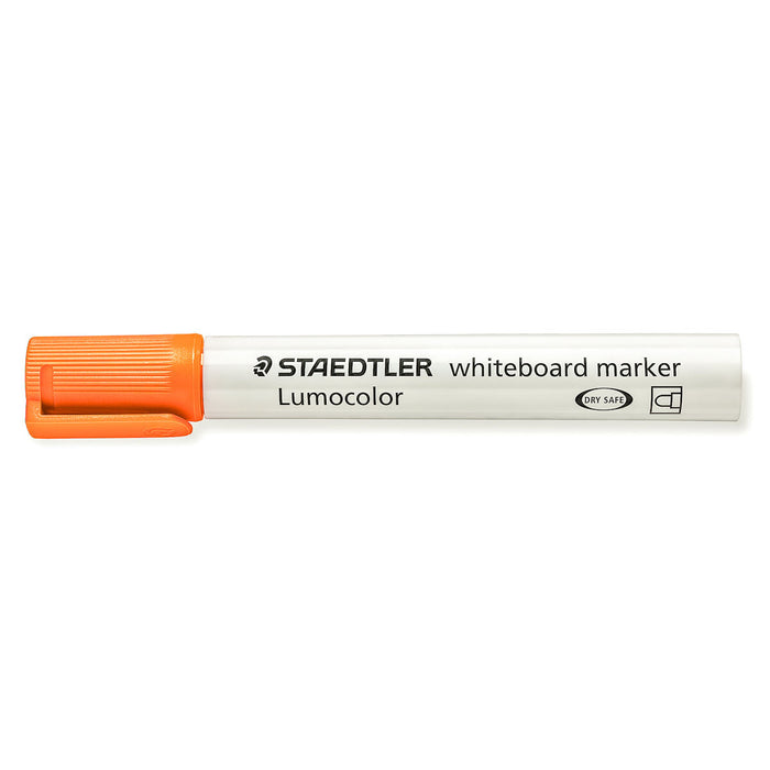 Staedtler Lumocolor Whiteboard Orange Bullet Tip Marker
