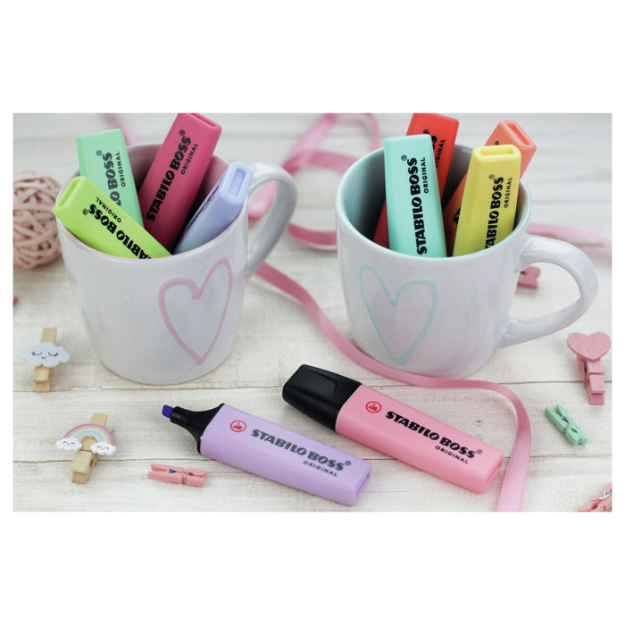 STABILO BOSS ORIGINAL Pastel Pink Blush Highlighter 