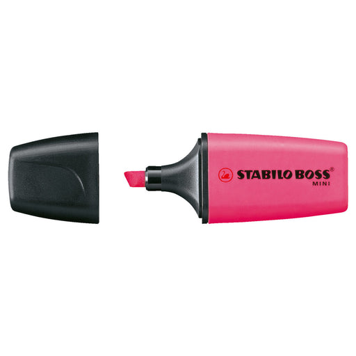 STABILO BOSS MINI Pink Highlighter Box of 10
