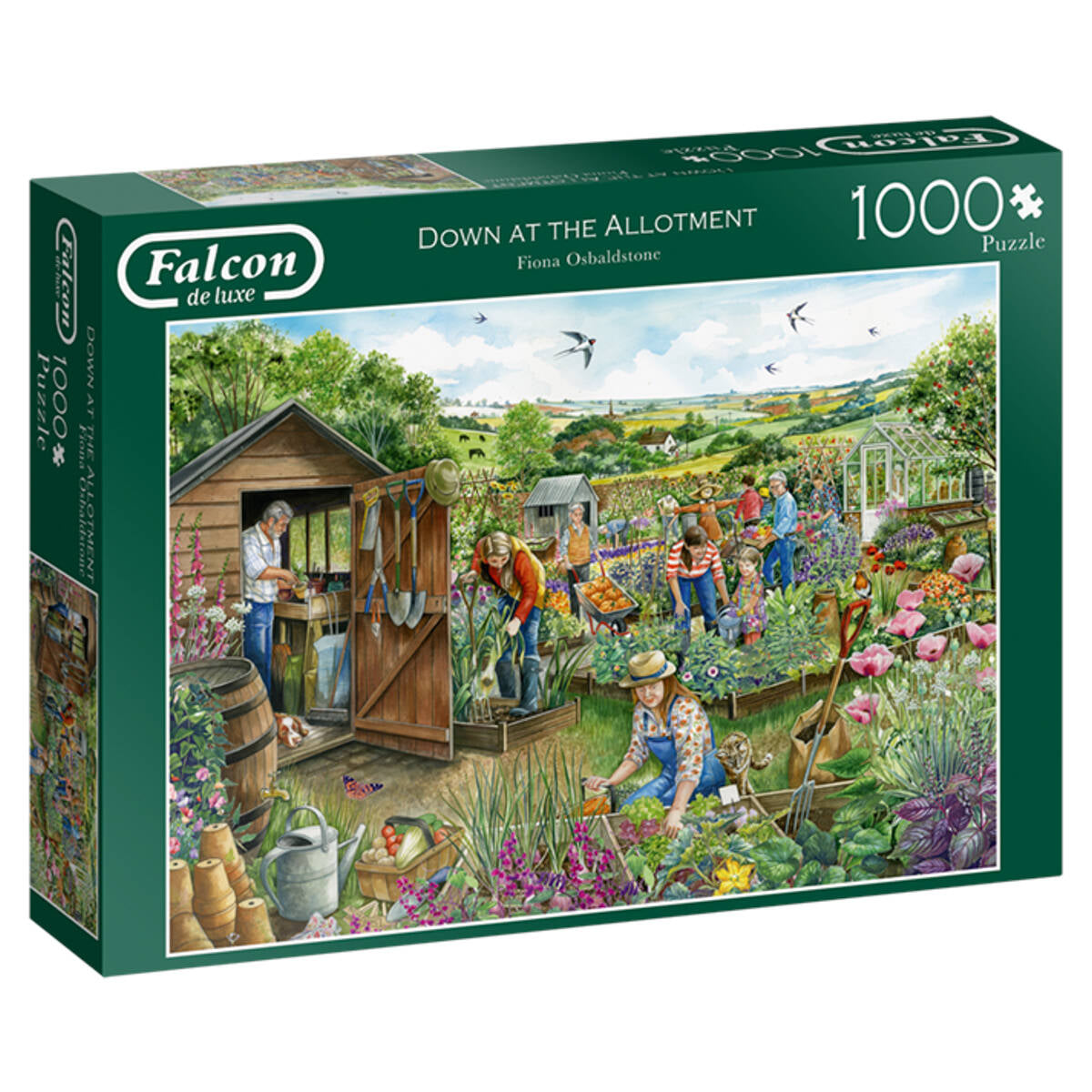Falcon de luxe Down At The Allotment Puzzle 1000 Piece — Booghe
