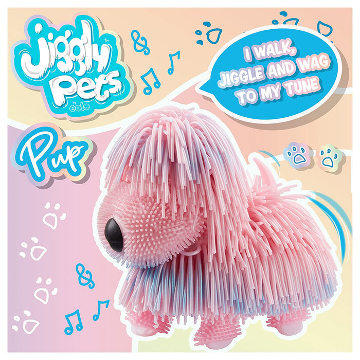 Jiggly Pets Pup Pearlescent Pink