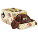 Basic Fun Pound Puppies Dark Brown with Droopy Ears Soft Toy