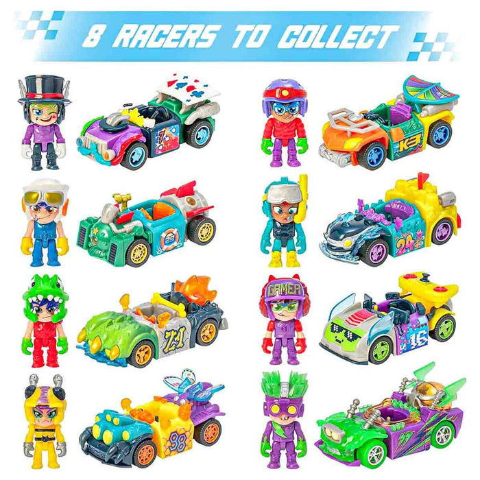 Sst Toy Racers T-Racers Turbo Tuning Teams: Glow Race Series Mix & Race Mystery Car ...
