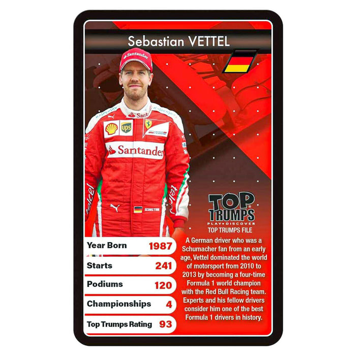 Top Trumps Classics Grand Prix Heroes Card Game