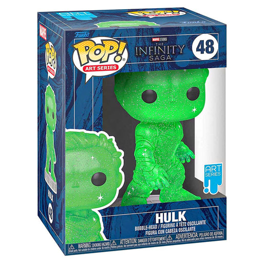 Funko Pop! Art Series: Marvel Infinity Saga Hulk Bobble-Head Figure