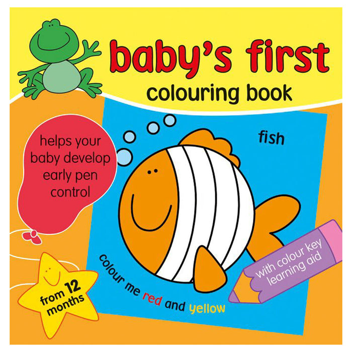 Baby's First Colouring Book styles vary