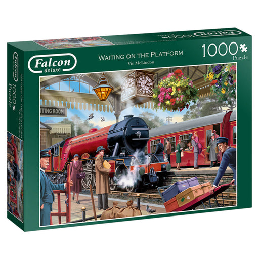 Falcon de luxe Waiting On The Platform Puzzle 1000 Piece