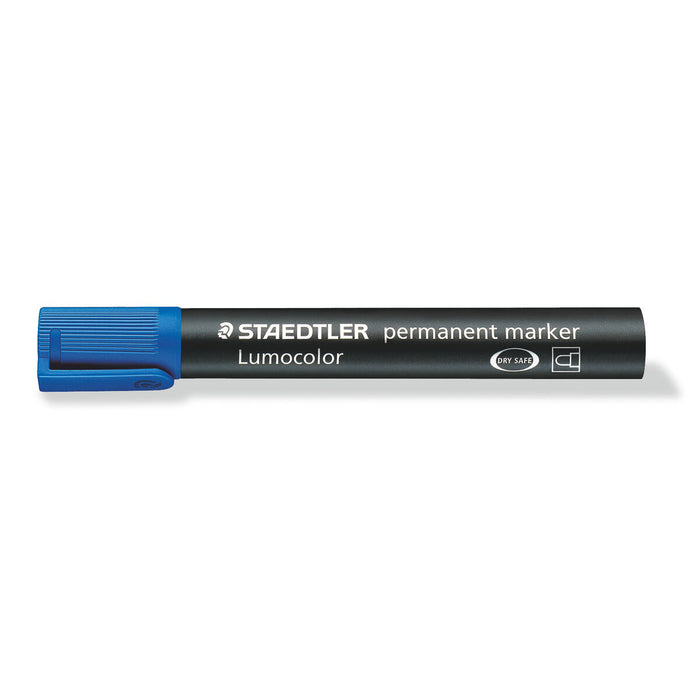 Staedtler Lumocolor Permanent Blue Bullet Tip Marker
