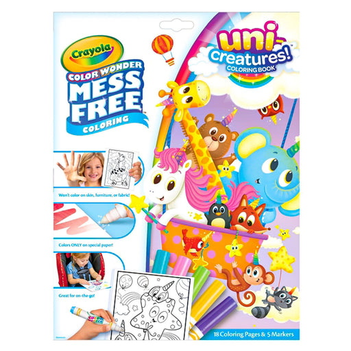 Crayola Color Wonder Mess Free Colouring Pack Uni-Creatures