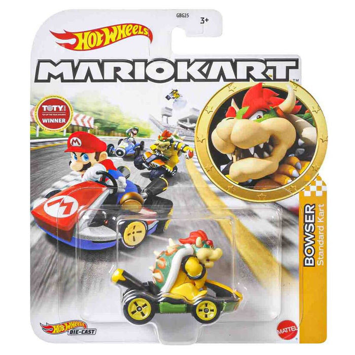 Hot Wheels Mario Kart Bowser Standard Kart