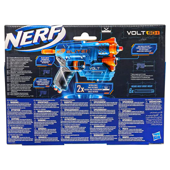 Nerf Elite 2.0 Volt SD-1 Foam Dart Blaster with Light Beam Targeting