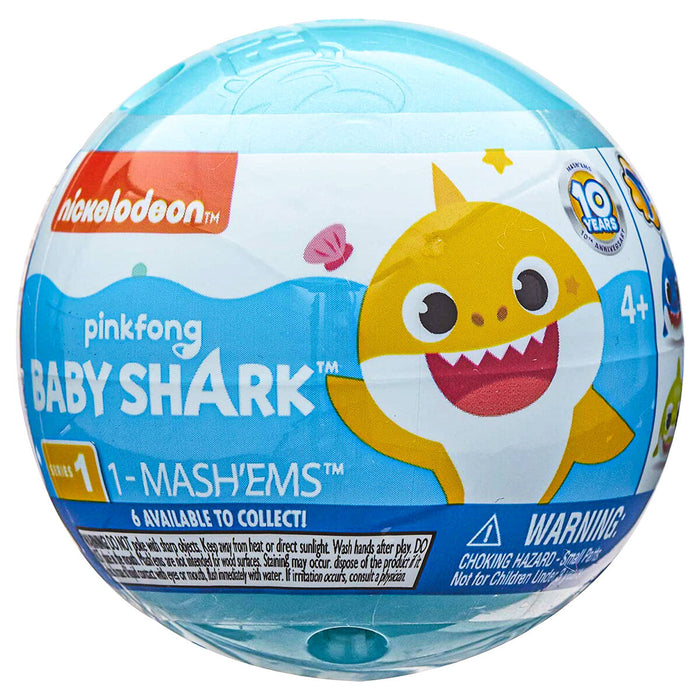  Baby Shark Mash'ems Series 1 styles vary