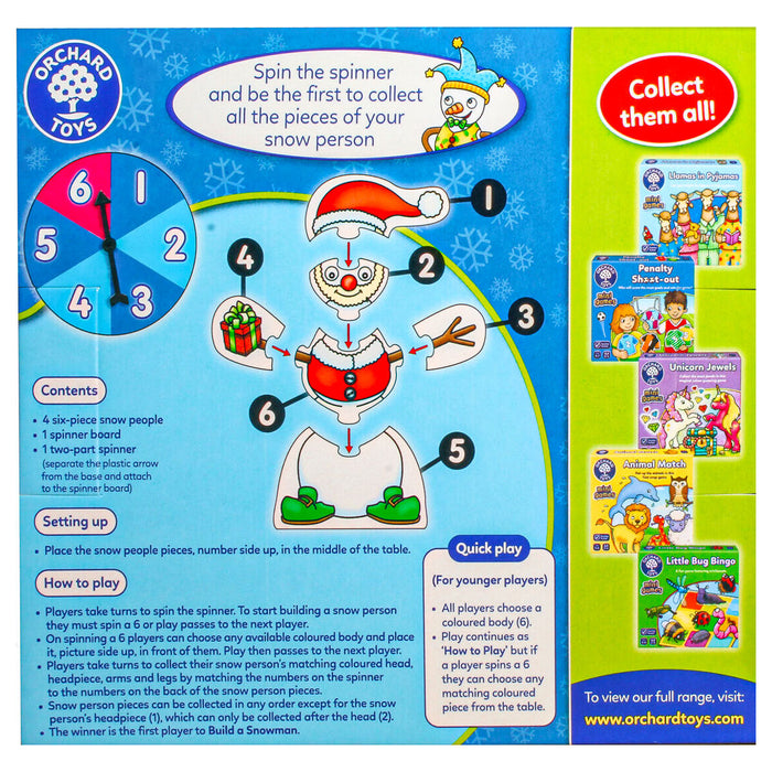 Orchard Toys Build a Snowman Game
