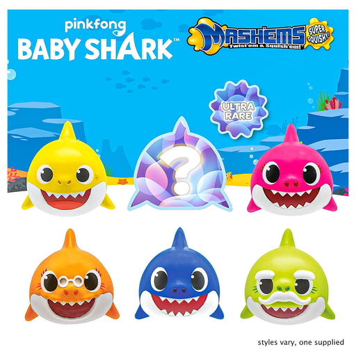  Baby Shark Mash'ems Series 1 styles vary