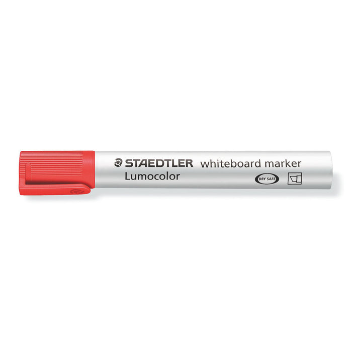 Staedtler Lumocolor Whiteboard Red Chisel Tip Marker