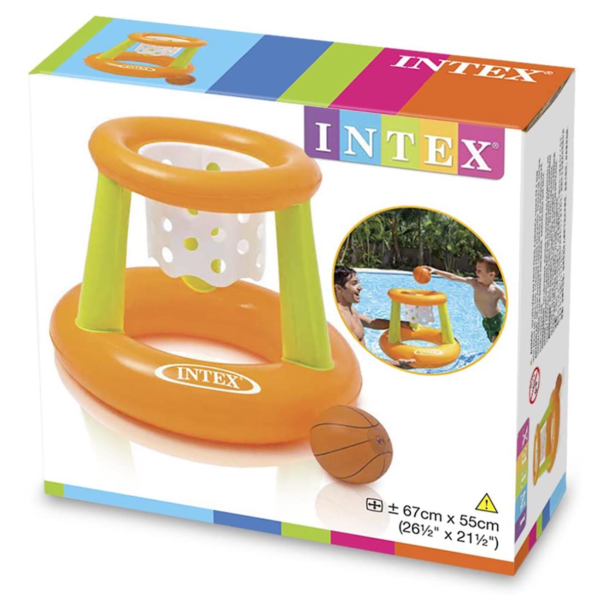 Intex Inflatable Floating Hoop Game — Booghe