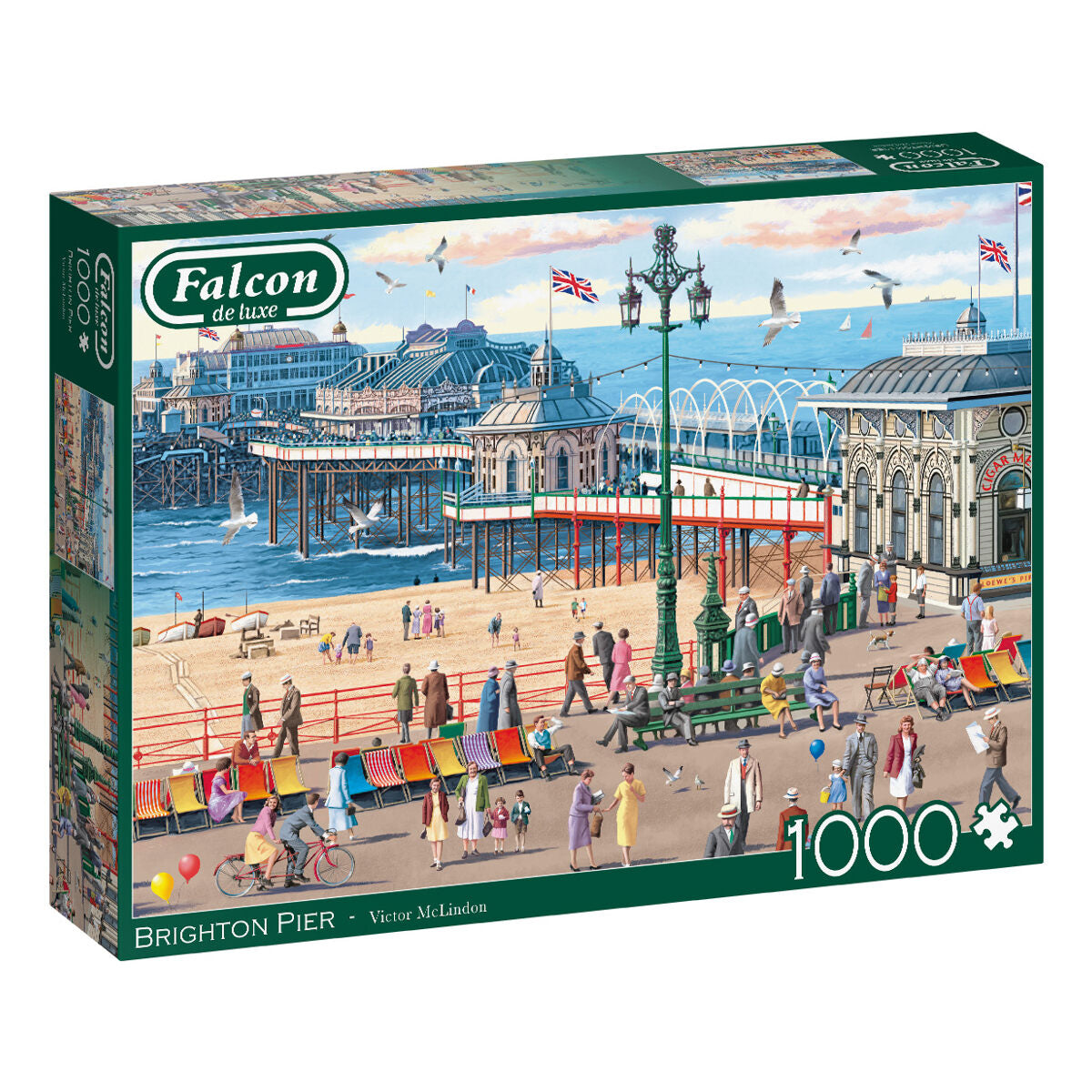 Falcon de luxe Brighton Pier 1000 Piece Jigsaw Puzzle — Booghe