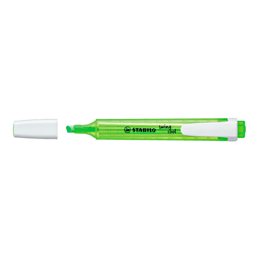 STABILO swing cool Green Highlighter Box of 10
