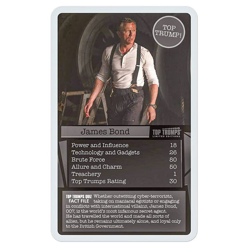 Top Trumps Limited Editions 007 Every Assignment Card Game