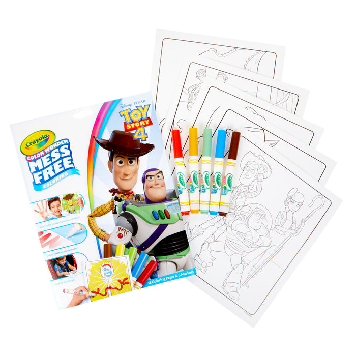 Crayola Color Wonder Mess Free Colouring Toy Story 4