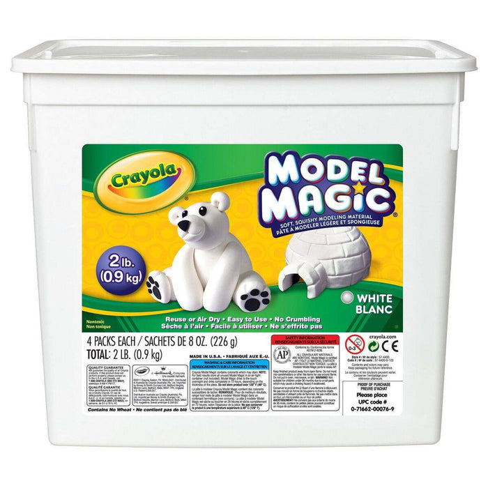 Crayola Model Magic White Modelling Clay Tub
