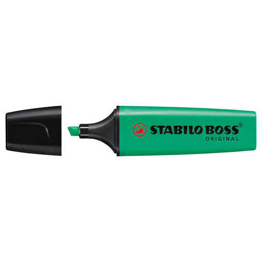 STABILO BOSS ORIGINAL Turquoise Highlighter Box of 10