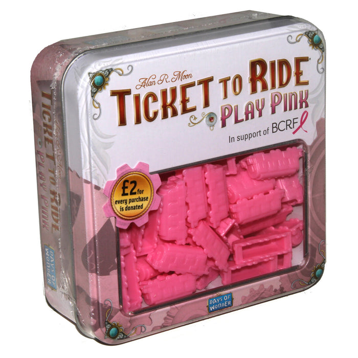 Ticket To Ride: Play Pink Limited Edition Board Game Expansion