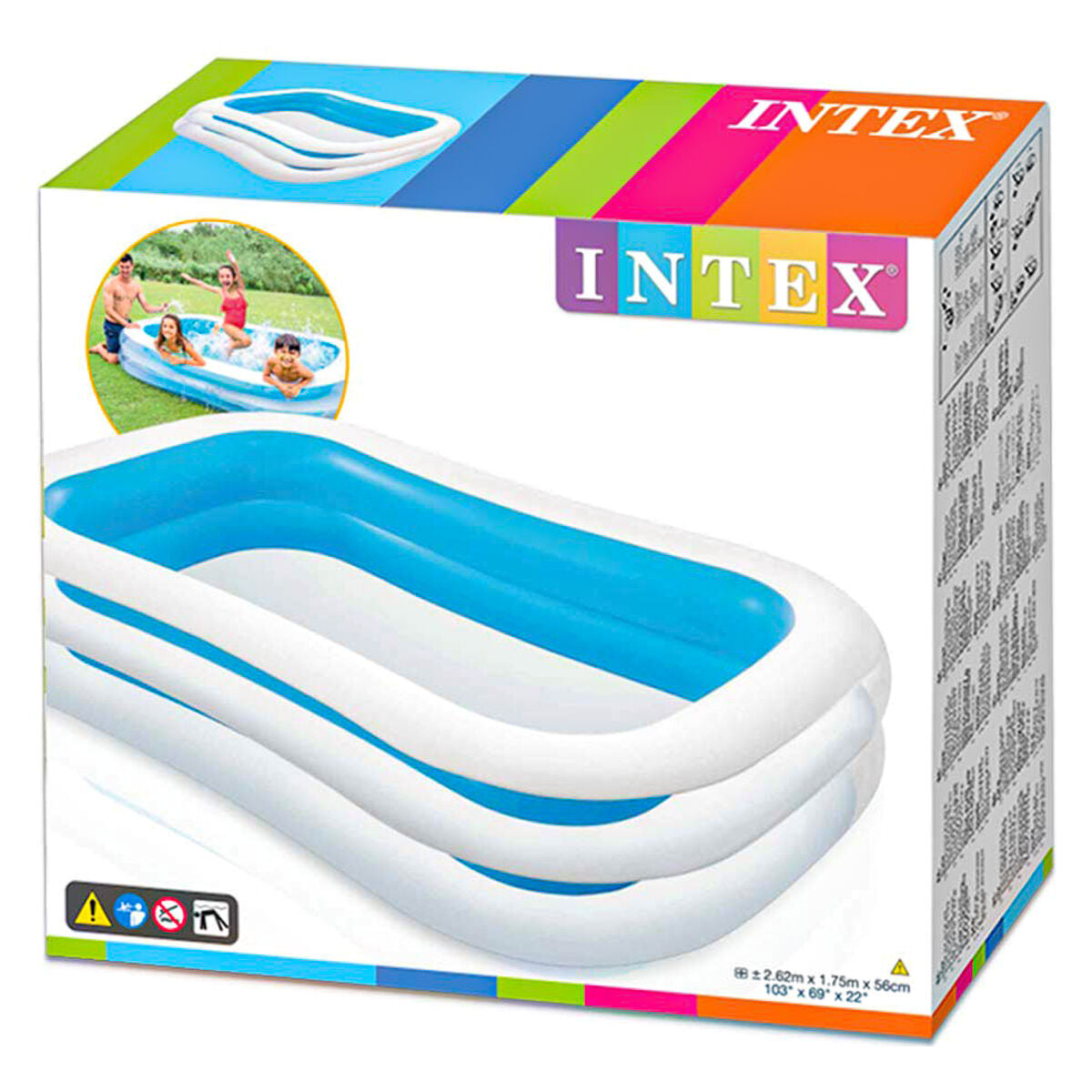 Intex Inflatable Swim Centre Family Pool — Booghe