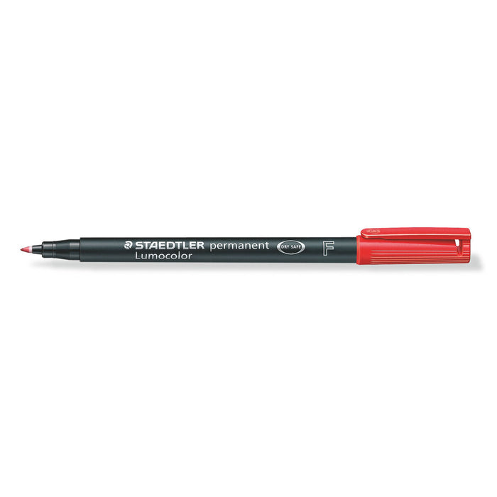 Staedtler Lumocolor Permanent Universal Red Fine Line Pen