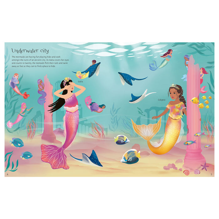 Usborne Sticker Dolly Dressing Mermaid Kingdom Book