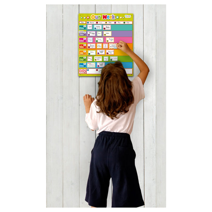 Fiesta Crafts Magnetic Our Week Planner Chart