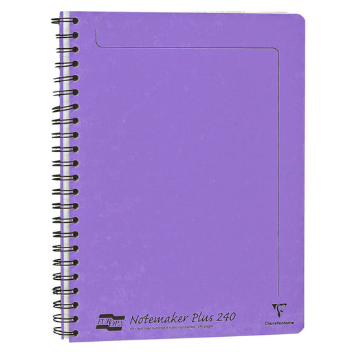 Clairefontaine Europa A4 Notemaker Plus 240 Lilac Notebook