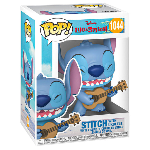  Funko Pop! Disney Lilo & Stitch: Stitch with Ukulele Vinyl Figure #1044