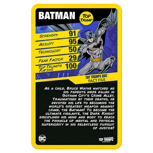 Batman Top Trumps Specials Card Game