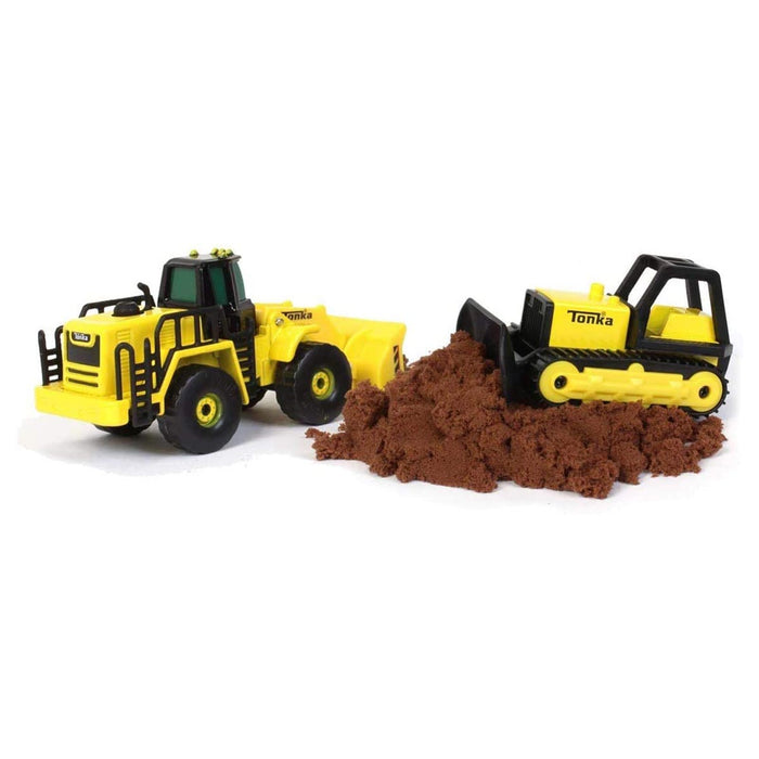 K'nex Tonka Metal Movers Vehicles with Tonka Tough Dirt - Yellow Bulldozer Blade