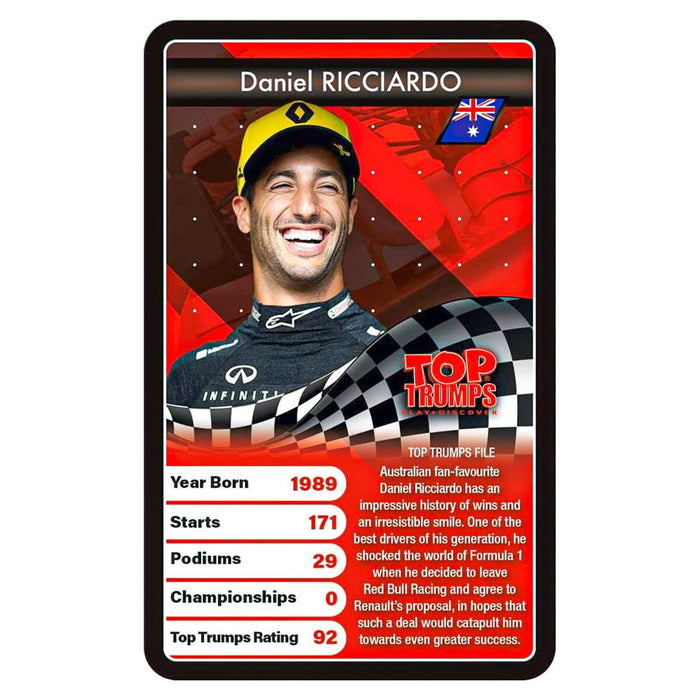 Top Trumps Classics Grand Prix Heroes Card Game