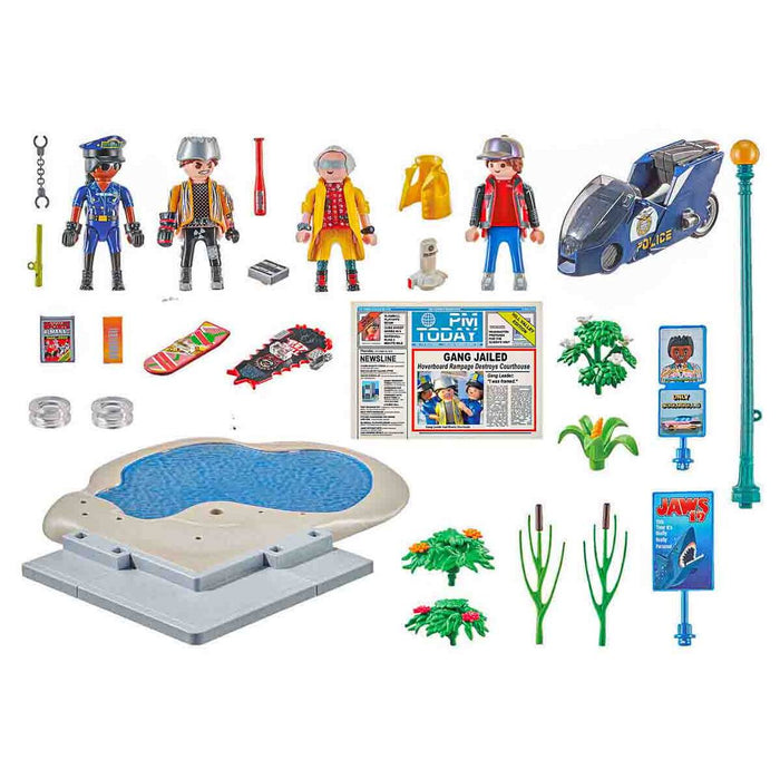 Playmobil Back to the Future Part II Hoverboard Chase Playset