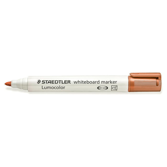 Staedtler Lumocolor Whiteboard Brown Bullet Tip Marker