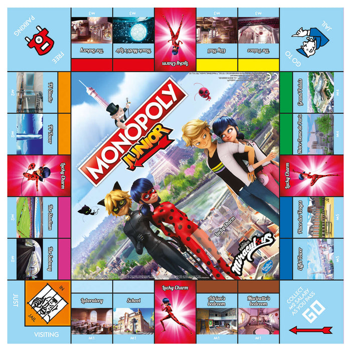 Monopoly Junior Board Game Miraculous Ladybug Edition