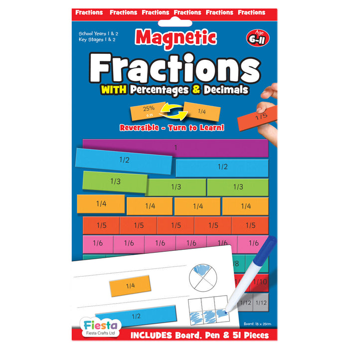 Fiesta Crafts Magnetic Fractions Board Set