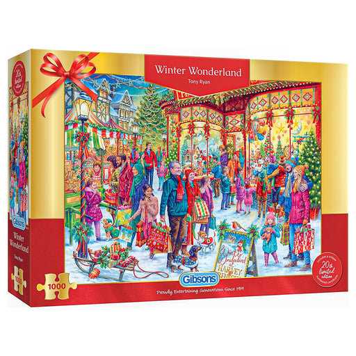 Gibsons Christmas Winter Wonderland 1000 Piece Jigsaw Puzzle Limited Edition