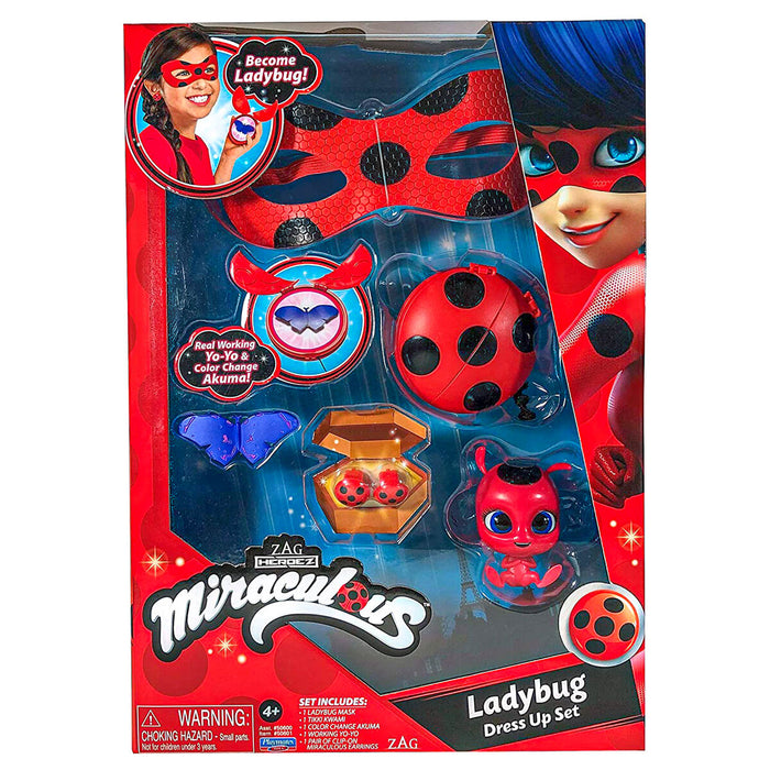Masque Miraculous Ladybug - Lot de 8