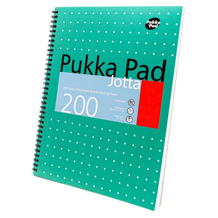 Pukka Pad Jotta Metallic A4 Ruled Notebook 200 pages