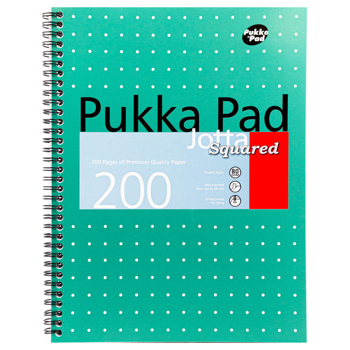 Pukka Pad Jotta Squared Metallic A4 Notebook 200 pages