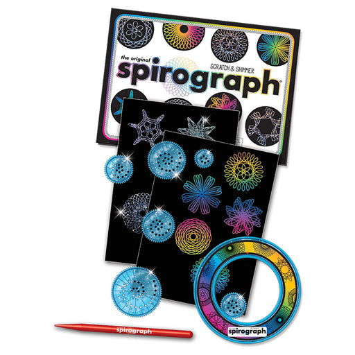 Spirograph Scratch & Shimmer Drawing Set